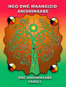 Ngo Dwe Waangizid Anishinaabe / One Anishinaabe Family Colouring Book
