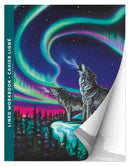 Sky Dance - Wolf Song : Indigenous Art Lined Workbook (Cahier Ligné) by Mohawk artist Amy Keller-Rempp