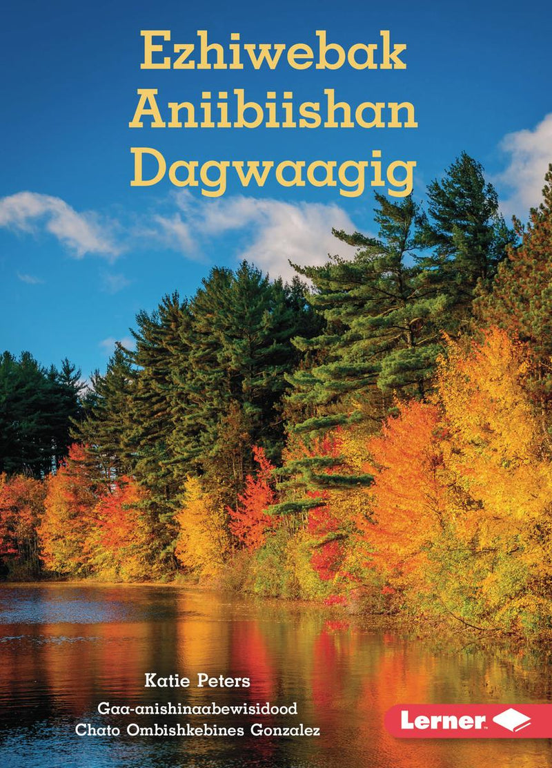 Ezhiwebak Aniibiishan Dagwaagig (Trees in Fall). Ojibwemowin.