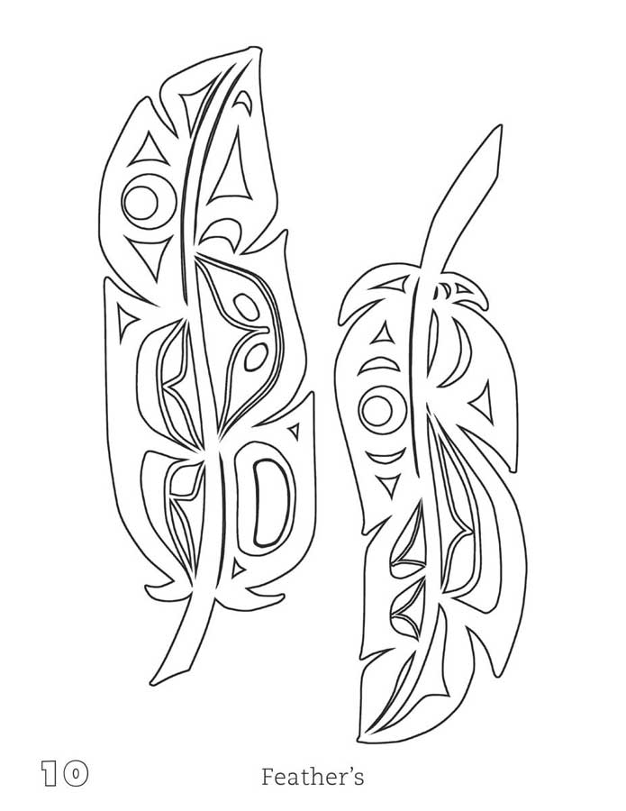 Indigenous Art Colouring Book / Livre à colorier d'art autochtone - Angela Kimble