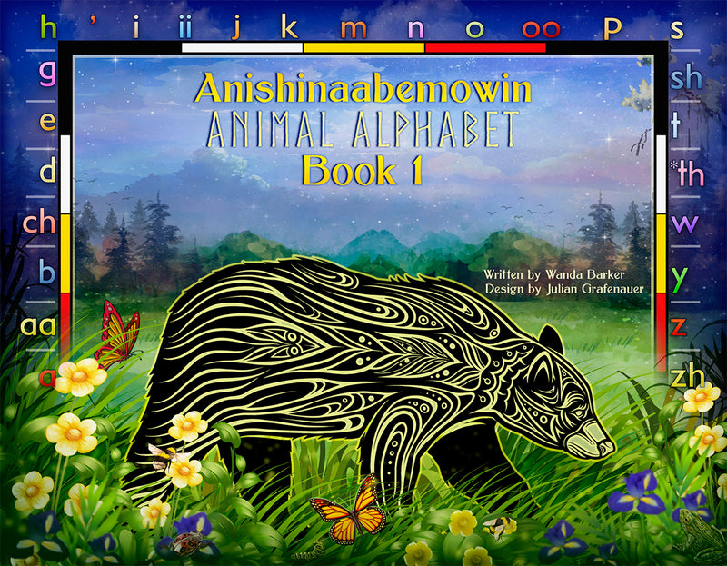 Anishinaabemowin Animal Alphabet Book 1 (FNCR 2024)