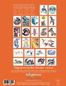 Indigenous Art Colouring Book / Livre à colorier d'art autochtone - Ben Houstie