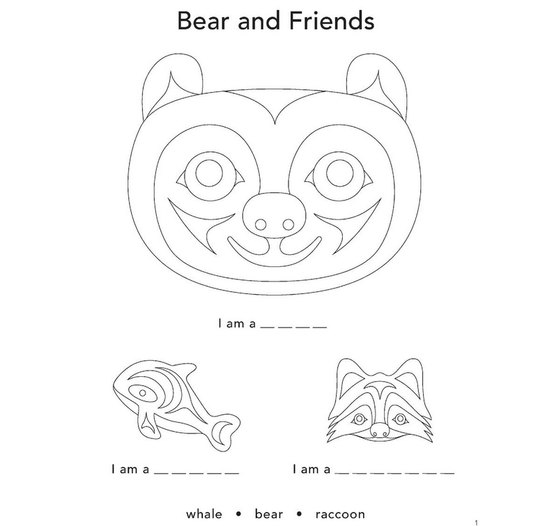 Pacific Northwest Indigenous Art Activity Book