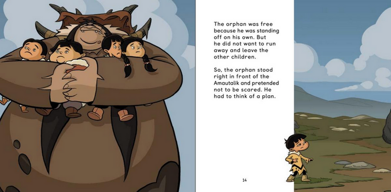 Amautalik and the Orphan: An Inuit Traditional Story, The, Level 8-11