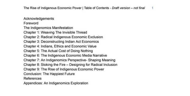 The Rise of Indigenous Economic Power : Deconstructing Indian Act Economics