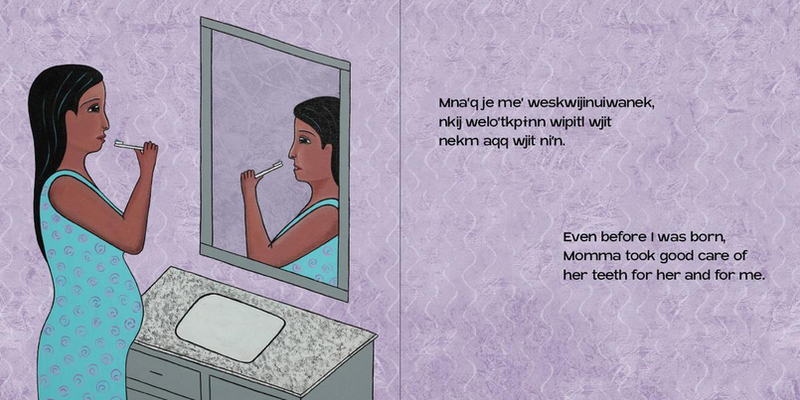 Baby Smiles/Weskewikwa'sit mijua'ji'j (Mi’kmaq & English)(BD)