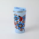 Stainless Steel Travel Mug "Woodlandesque Florals" by Ryan Woodruff