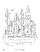 Indigenous Art Colouring Book / Livre à colorier d'art autochtone - Talon Nash