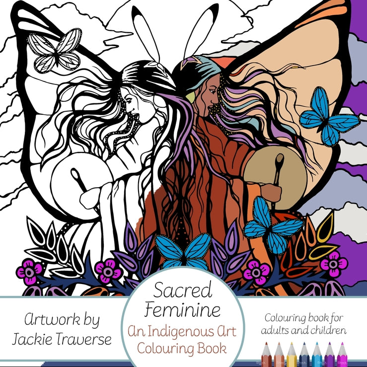 Sacred Feminine : An Indigenous Art Colouring Book