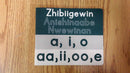 Zhibiigewin Anishinaabe Nwewinan (Baby's First Book) (BD)